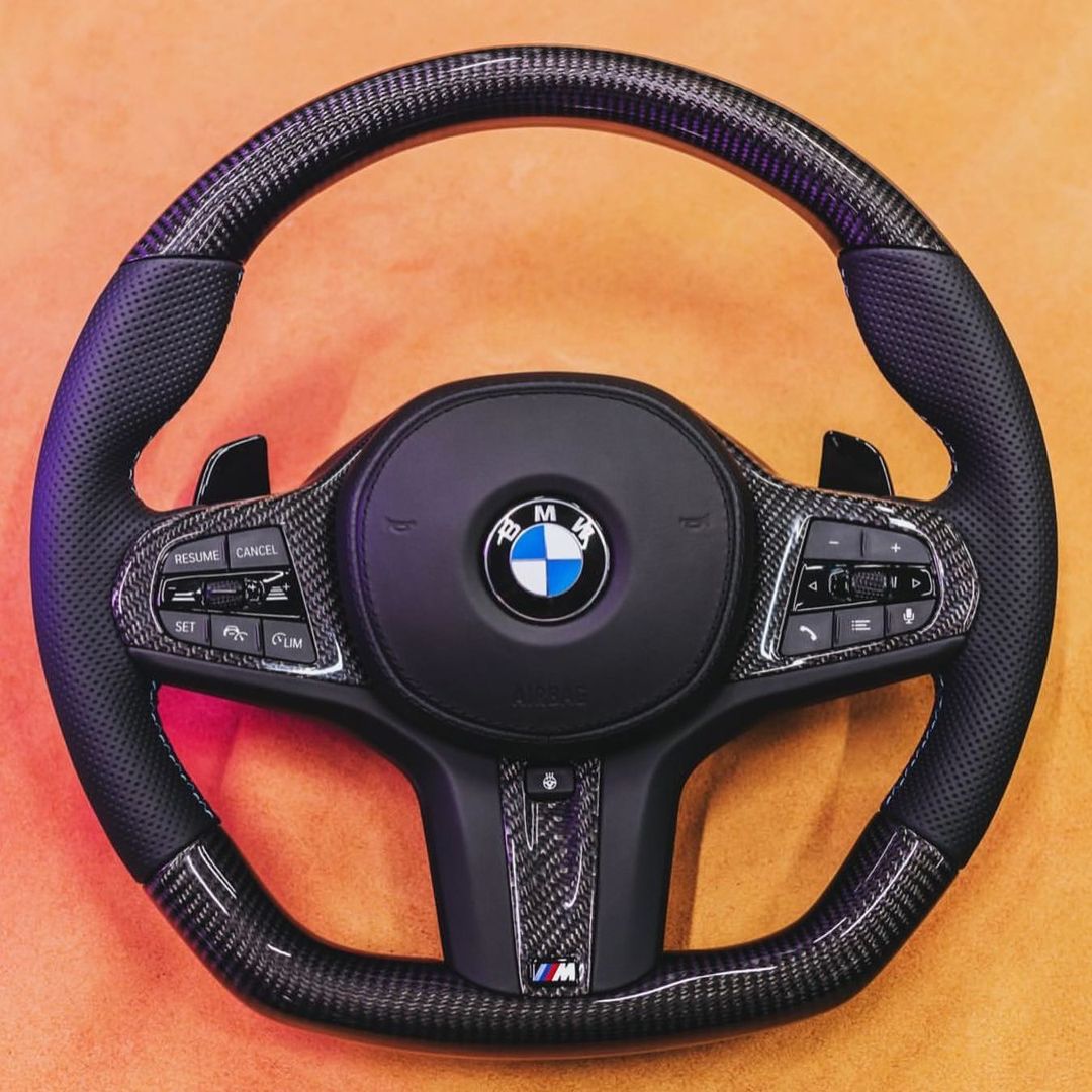 Рулевое колесо из углеродного волокна для BMW X5, X6_1