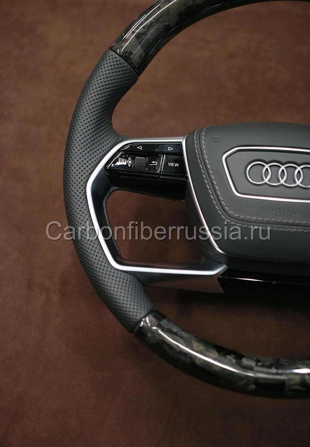 Карбоновый руль для Audi | CarbonFiberRussia